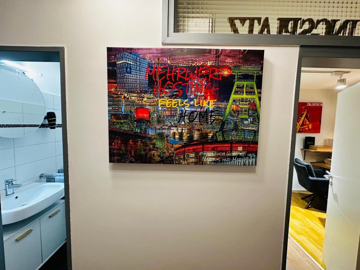 Ferienwohnung Stilvoll-Mit Balkon- Zentral - Netflix-Nespresso Essen Exterior foto